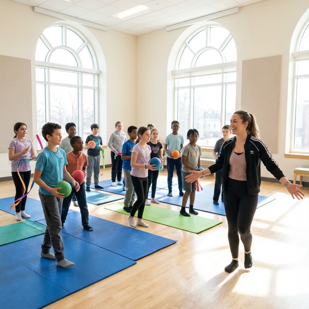 Child participating in Body & Brain movement therapy